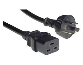 2m Iec C19 To Mains Power Cable 15A Black 011.180.0043