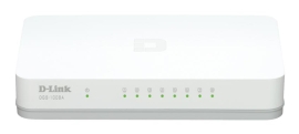 D-Link 8-Port Unmanaged Switch DGS-1008A