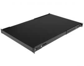 Startech 1u Adjustable Mounting Depth Rack Mount Shelf - Heavy Duty Fixed Rack Shelf - 175lbs/