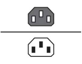 Hp 2m 10a C13-c14 Redundant Jumper Cord Af573a