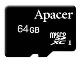 Apacer Micro Sdxc Uhs-i 64gb Class 10 - With Sd Card Adaptor