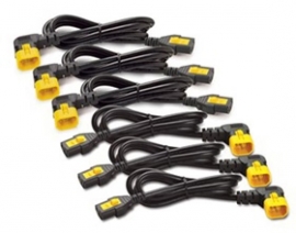 Apc Power Cord Kit (6 Ea), Locking, C13 To C14 (90 Degree), 1.2m Ap8704r-ww