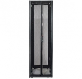 Apc Netshelter Sx 42u Rack 750m W X 1200m D Enclosure With Roof Sides, Black Ar3350