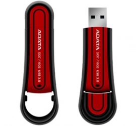 Adata S107 Waterproof And Shock-resistant Usb 3.0 Flash Drive 16gb Red