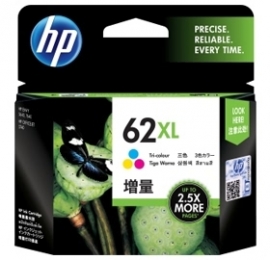 Hp C2p07aa Hp 62xl Tri-color Ink Cartridge