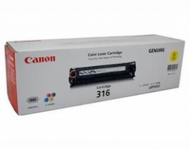 Canon Cart316y Yellow Toner Cart For Lbp5050n Cart316y 