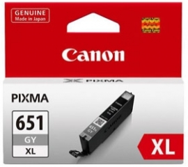 Canon Cli651xlgy Grey Extra Large Ink Tank Cli651xlgy