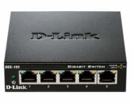 D-link 5-port Gigabit Desktop Switch (metal Housing) Dgs-105