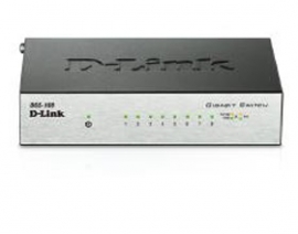 D-link 8-port Gigabit Desktop Switch (metal Housing) Dgs-108