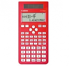 Canon F717sgar Red, 242 Function Scientific Calculator, Board Of Studies Approved, Large Screen