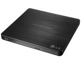 Lg Ret Gp60nb50 Blk Ultra Slim 14mm Ext. Slim Usb Adaptorless Dvdrw Burner Retail Pack Mac Compatible