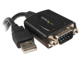 Startech 1 Port Professional Usb To Serial Adapter Cable With Com Retention - Usb To Db9 - Usb