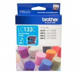 Brother LC-133C Cyan Ink 600pages, MFC-J4410DW, J4510D COB-LC133C