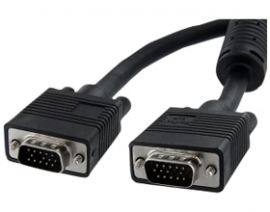 Startech 3m Coax High Resolution Monitor Vga Video Cable - Hd15 To Hd15 M/ M - 3 Meter Vga Cable
