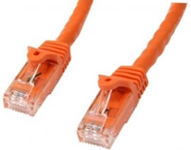 Startech 3m Orange Gigabit Snagless Rj45 Utp Cat6 Patch Cable - 3 M Patch Cord - Ethernet Patch