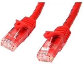 Startech 3m Red Gigabit Snagless Rj45 Utp Cat6 Patch Cable - 3 M Patch Cord - Ethernet Patch Cable