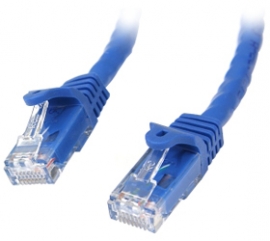 Startech 0.5m Blue Gigabit Snagless Rj45 Utp Cat6 Patch Cable - 0, 5 M Patch Cord - 50cm Cat