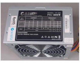 Casecom Power Supply 600w Psu 3*ide+20-4pin+3*s, 2yr Warranty Atx600w
