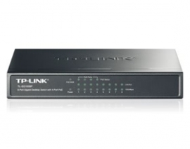 Tp-link 8 Port Poe Unmanaged Switch, 10/ 100/ 1000, 3yr Tl-sg1008p