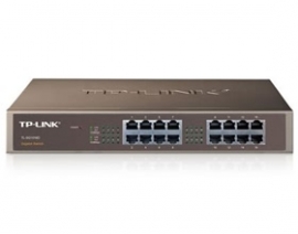 Tp-link 16 Port Unmanaged Switch, 10/ 100/ 1000, Desktop & Rack, 3yr Tl-sg1016d