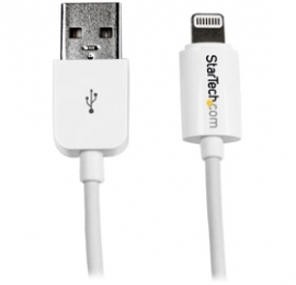 Startech 1m (3ft) White Apple 8-pin Lightning Connector To Usb Cable For Iphone/ Ipod/ Ipad - Charge 188320