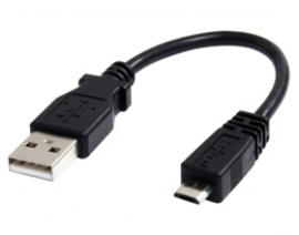 Startech 6in Micro Usb Cable - A To Micro B - Usb To Micro B - 1x Usb 2.0 A Male, 1x Usb 2.0 Micro-b