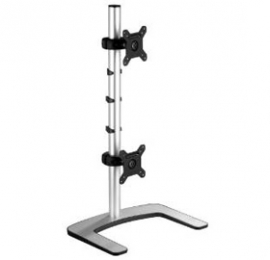 Atdec Visidec Freestanding - Double Vertical Desk Mount (two Monitors) Vfs-dv
