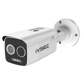 Ivsec Thermal Bullet Ip Camera , 5MP, 3.2MM Fixed Lens, 25FPS, Bi-Spectrum, Adv Det IVNC630ADX