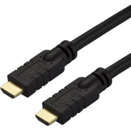 StarTech.com 10m 30 Ft CL2 HDMI Cable - Active High Speed HDMI Cable - 4K 60Hz - 4K HDMI Cable - In Wall HDMI Cable - HDMI Cable With Ethernet - Cable For Tv, Projector - First End: 1 X 19-pin HDMI 2.0 Digital Audio/Video - Male - Second End: 1 X 19-pin