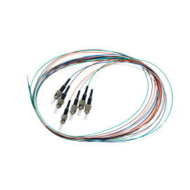 Fibre Pigtail St OM4 Multimode 2m - 6 Pack Rainbow. Backward Compatible With OM3 015.012.1406