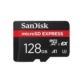 SanDisk 128GB MicroSD Express Card 880mb/s PCIe Gen 3 Sdsqxfn-128G-Gn4Nn FFCSAN128GTFSQXFN