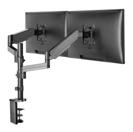 4Cabling Dual Monitor Arm Gas Spring Bracket | Max Vesa 100 X 100 012.001.1434