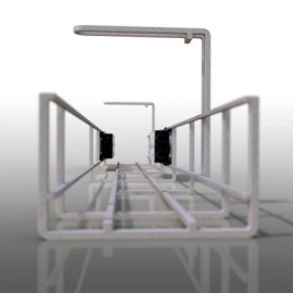 Oe Elsafe Prodigy 750 Mm Single Tier Cable Management Basket White 013.294.8000