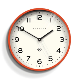 Newgate Number Three Echo Clock Silicone Orange NGNUMTHR129PO