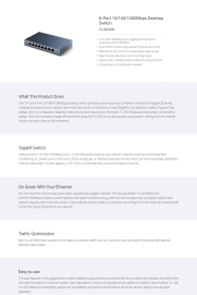Switch: 8-Port Gigabit Desktop Switch V3.0 TL-SG108
