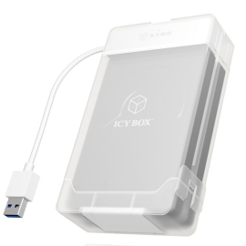 Icy Box Adapter And Enclosure For 2x 2.5" Sata HDDs/SSDs (Ib-Ac7032-U3) HDDICYAC7032U3-1