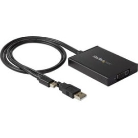 StarTech.com Mini DisplayPort To Dual-Link Dvi Adapter - Dual-Link Connectivity - USB Powered - Dvi Active Display Converter - Compatible With Windows & Mac - Connect Your MDP Device To Any Dvi-D Display With The Mini DisplayPort To Dual-Link Dvi Adapter