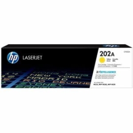 HP 202A Yellow Original LaserJet Toner Cartridge CF502A