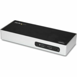StarTech.com USB 3.0 Docking Station - Dual Monitor Laptop Dock With HDMI & Dvi/VGA - 6x USB Type-A Hub, GbE - Universal Windows & Mac - 2048 X 1152, 1920 X 1200 - 7 X USB Ports - 7 X USB 3.0 - 4 X USB Type-A Ports - USB Type-A - Network (Rj-45) - 1 X HD