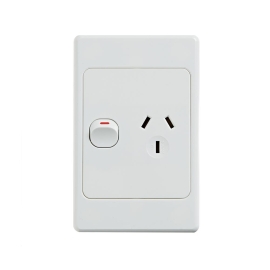 4C | Ultima Single Power Point 250V 10A - Vertical 040.000.0077