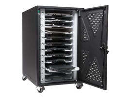 Kensington 12 Bay Charge Cabinet, Fits Up To 14" Laptops, Up To 90W Ac Power 64415