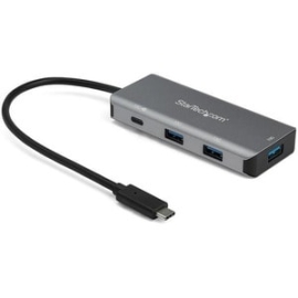 StarTech.com 4 Port USB C Hub To 3x USB-A 1x USB-C - 10Gbps USB 3.2 Gen 2 Type C Hub - 100W Power Delivery Passthrough Charging - Portable - Uasp Support - 4 Total USB Port(s) - 4 USB 3.1 Port(s) - Mac, Pc, Linux HB31C3A1CPD3