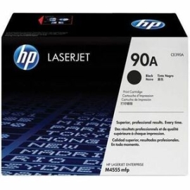 HP 90A Black Original LaserJet Toner Cartridge CE390A