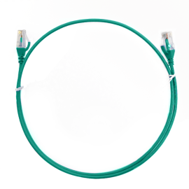 2.5m CAT6 Ultra Thin Lszh Ethernet Network Cable | Green 004.004.8017