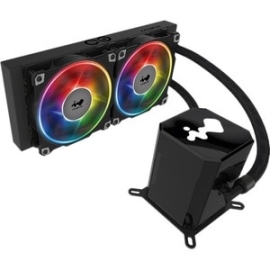 In Win Iw-Lc-Sr24 1 Cooling Fan/Radiator/Water Block/Pump - Processor - 120 Mm Maximum Fan Diameter - 2 X Fan(s) - 172.45m³/h Maximum Airflow - 2500 Rpm - Liquid Cooler Cooler - Dual Ball Bearing - 4-pin Pwm, 3-pin Argb - Compatible Intel Socket: H4 Lga