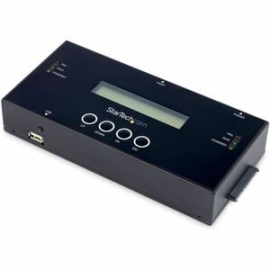 StarTech.com 1:1 Standalone Hard Drive Duplicator And Eraser, Sas/Sata Hdd/SSD Cloner/Copier And Disk Eraser/Sanitizer/Wiper, Toolless - 1:1 Standalone Sas/Sata Hard Drive Duplicator/copier And Disk Eraser/wiper Performs Hdd/SSD Cloning And Erasing, No P
