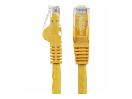 Startech.Com 1.5M CAT6 Cable, RJ45 Patch Cord, Snagless, 650MHz 100W, Yellow, Ltw N6PATC150CMYL