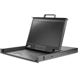 StarTech.com LCD Rack Console - Steel - Black - 1 Computer(s) - 43.9 Cm (17.3") LCD - Full Hd - 1920 X 1080 - 16:9 - 1 - Keyboard - TouchPad - 1U High - Pc RKCONS17HD