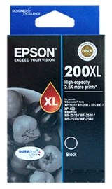 200XL High Cap DURABrite Ultra Black Ink C13T201192