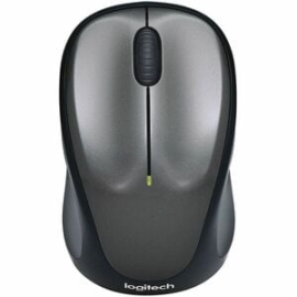 M235 Wireless Mouse (Colt Grey) Advanced Optical Tracking Advanced 2.4GHz Wireless Contoured Design With Soft Rubber Grips Smooth Scroll Wheel Nano-receiver. 910-003384